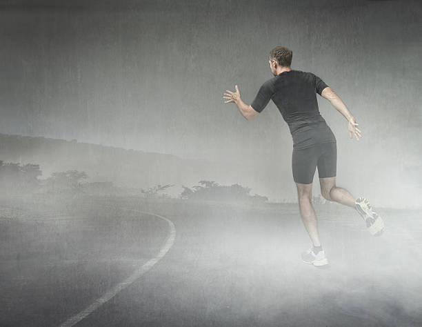 istock Runner marathon in autumnal weather 505371287