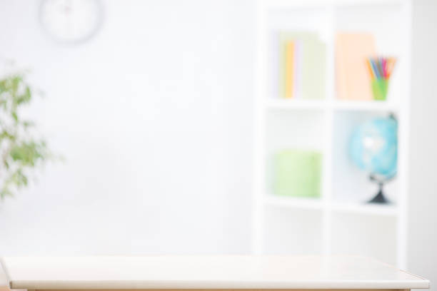 istock nursery room blurred background with writting desk 505373766