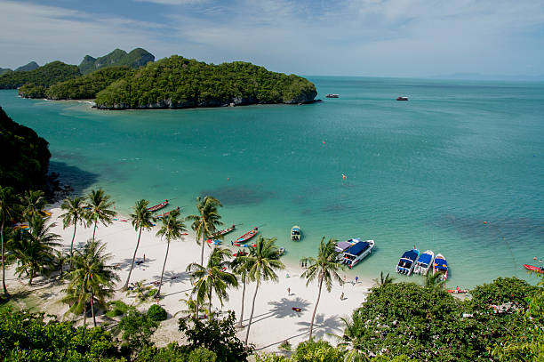 istock Angthong marine park near koh Samui, Thailand. 505373830