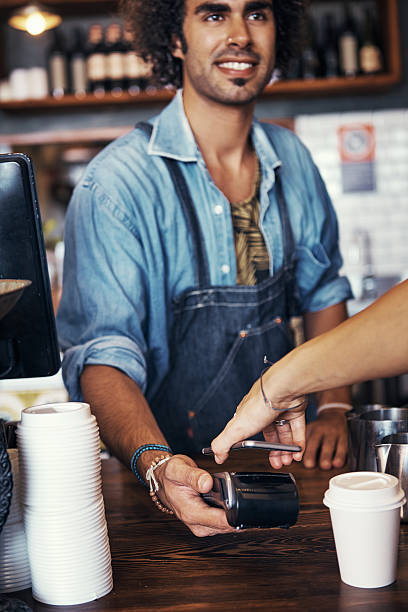 istock Their cafe uses a smarter point of sale system 505376438