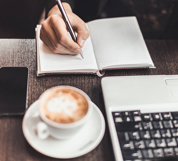 istock Young man in a coffee shop 505381284