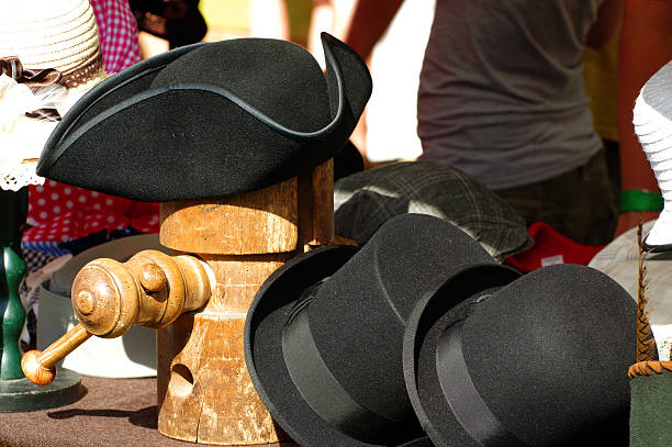istock top hat,bowler and historical hat 505394739