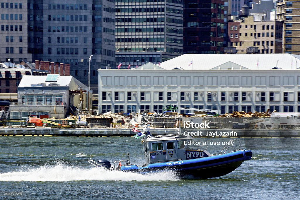 Port de NYPD unité lancement No.28, l'East River, le quartier de Lower Manhattan, New York - Photo de Anti-terrorisme libre de droits