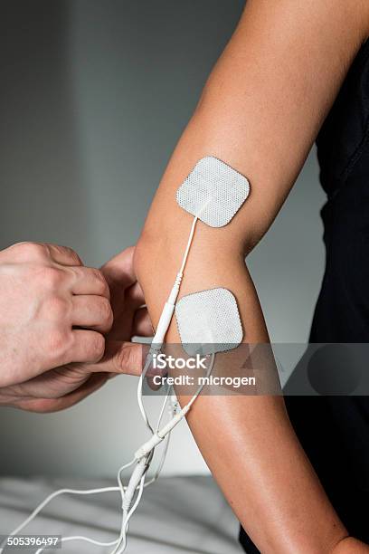 Tens Therapy Stock Photo - Download Image Now - Electrode, Equipment, Physical Therapy