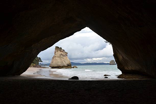 istock Cathedral Cove, New Zealand 505397277
