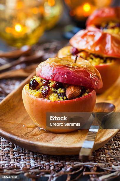 Baked Apples Stock Photo - Download Image Now - Apple - Fruit, Autumn, Baking