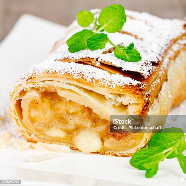 Apple Strudel Stock Photo - Download Image Now - Apple - Fruit, Apple Strudel, Autumn