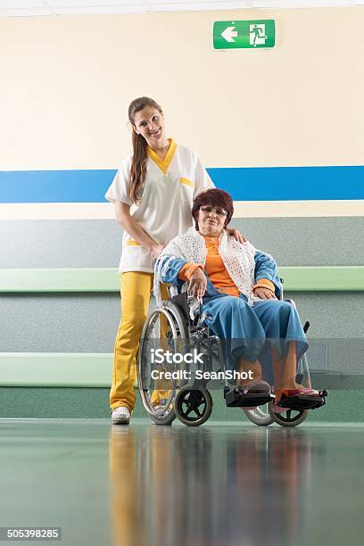 Nurse And Patient In Hospital Stock Photo - Download Image Now - 30-39 Years, A Helping Hand, Adult