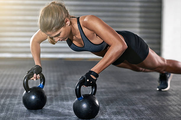 istock She's a monster in the gym 505398566