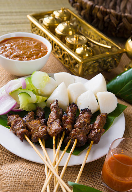 istock Satay a traditional malaysian indonesian roasted meat skewer 505399708