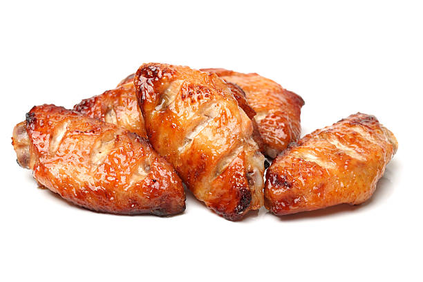ローストチキンの手羽先 - roast chicken chicken roasted spit roasted ストックフォトと画像