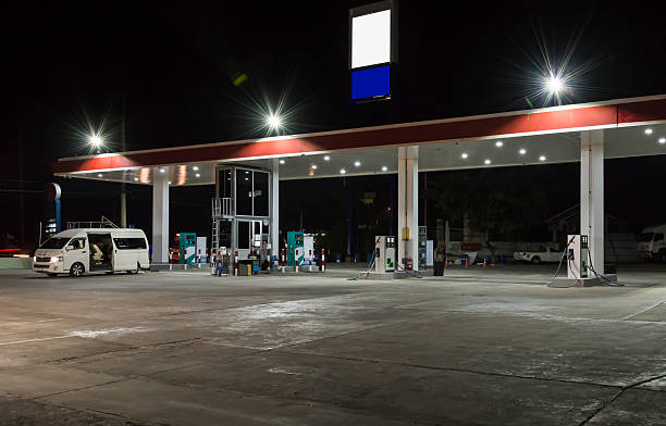 istock Large gas station 505401440