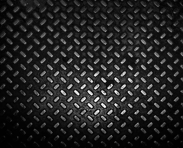 istock Dark metal tiles. 505405130
