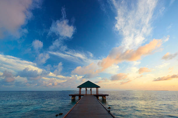istock Dawn In The Maldives Scenic 505406332
