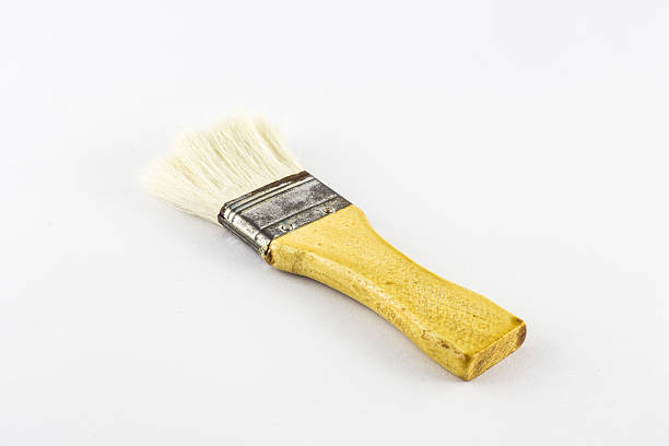 istock Brush painting on a white background 505411454