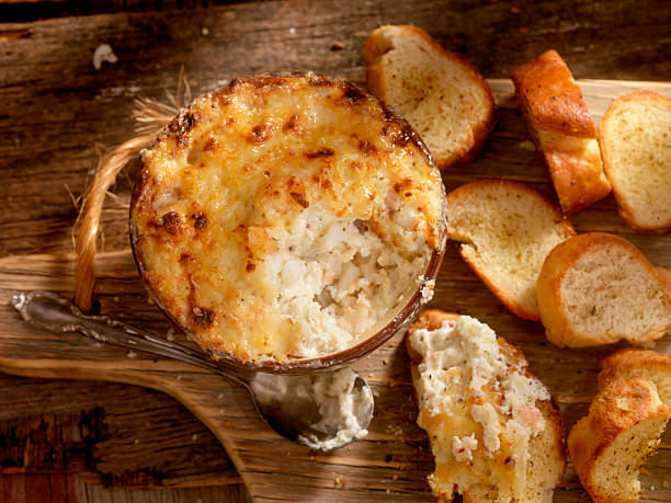 Baked Creamy Crab Dip with three Cheeses