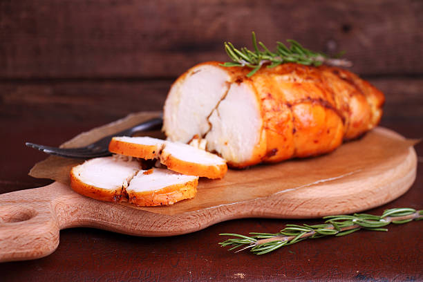 istock ham chicken breast baked with rosemary 505413222