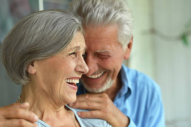 istock Happy senior couple 505415610