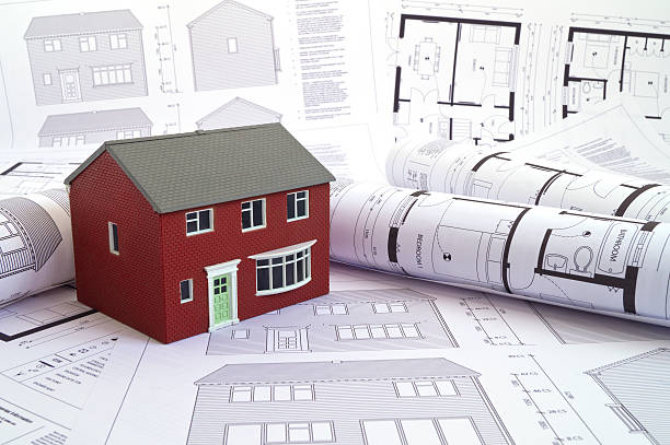 House plans & house stock photo