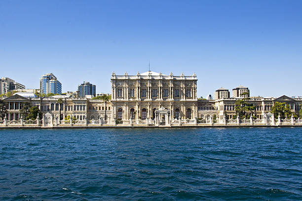 istock Istanbul, Dolmabahce palace near the Bosphorus, Turkey 505439471