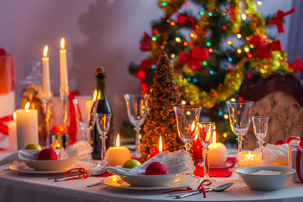 istock Christmas Eve table waiting for guests 505439995