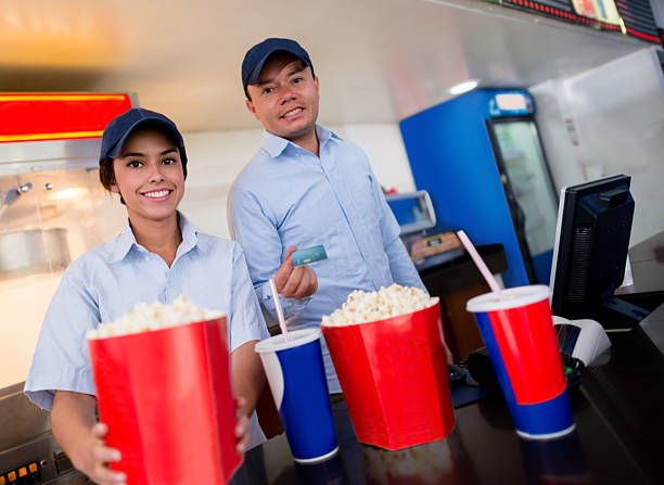 istock Food shop at the cinema 505440607