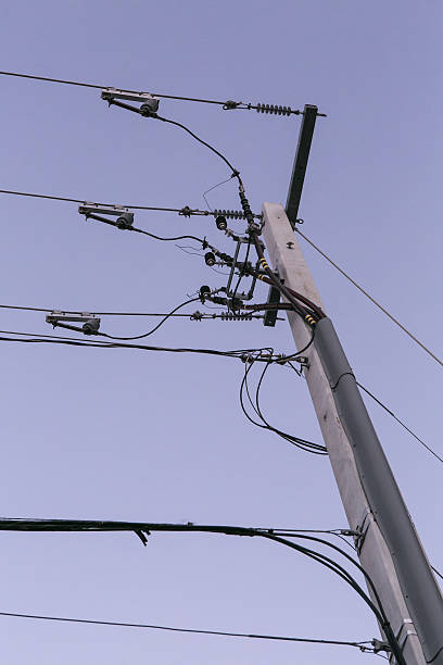 istock electrical wires, pole, telephone 505441099