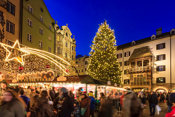 boże narodzenie w innsbrucku (austria - tirol zdjęcia i obrazy z banku zdjęć