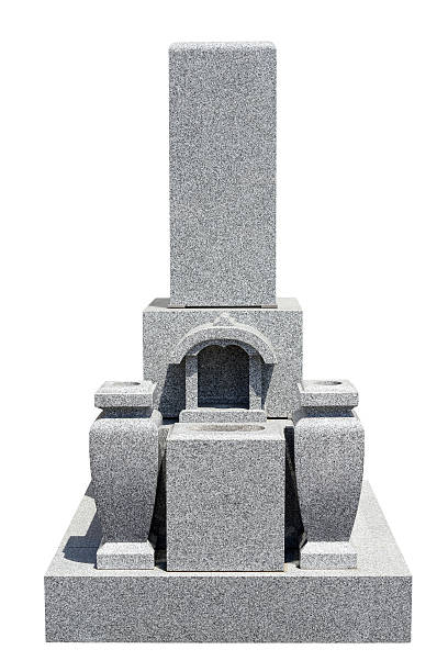 istock Japanese blank tombstone 505444523