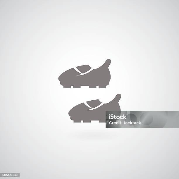 Symbole De Chaussures De Football Vecteurs libres de droits et plus d'images vectorielles de A la mode - A la mode, Activité, Activité de loisirs