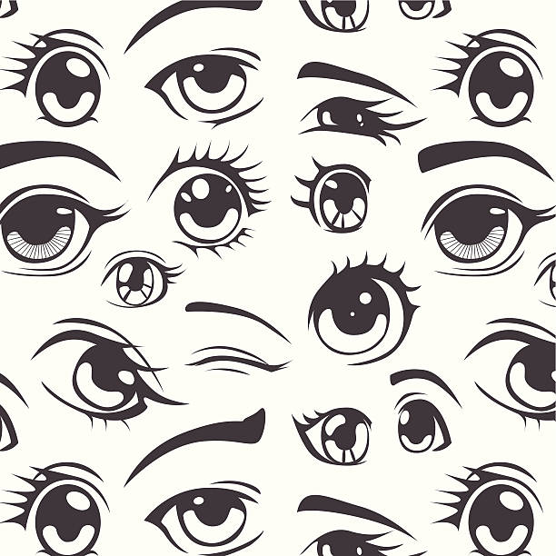 Anime Eyes Stock Photos, Pictures & Royalty-Free Images - iStock