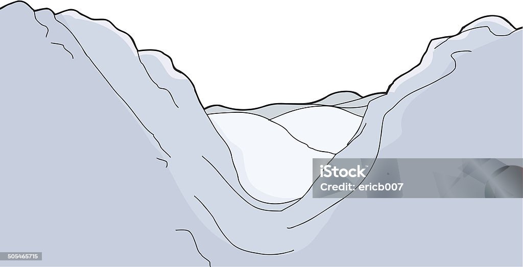 Montanhas Polar - Royalty-free Banda desenhada - Produto Artístico arte vetorial