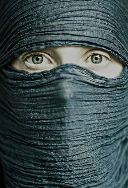 istock Girl with Blue Hijab/Scarf 505466791