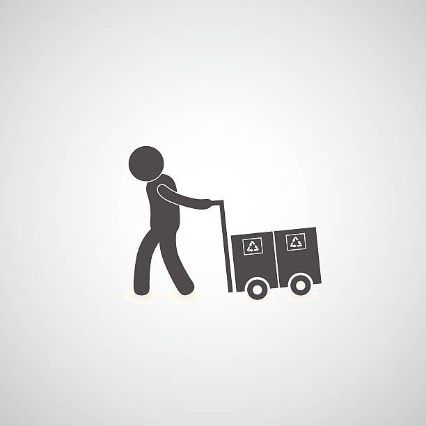 ilustrações de stock, clip art, desenhos animados e ícones de símbolo de entrega - moving house house action silhouette