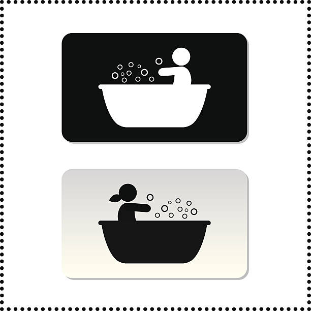 wanna symbol tag - surf scene stock illustrations