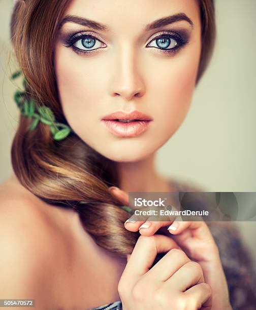 Nice And Tender Look Of Beautiful Girl Stock Photo - Download Image Now - Adult, Arts Culture and Entertainment, Beautiful People