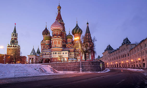 istock Saint Basil's Cathedral on Red Square in Moscow 505470760