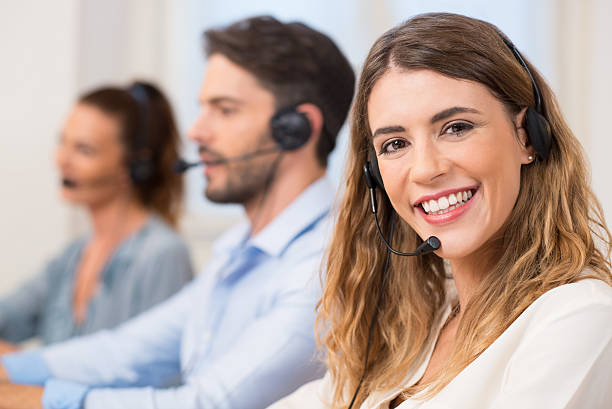istock Woman at call centre 505471074