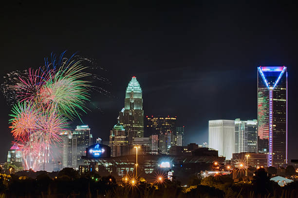 istock 4th of july firework over charlotte skyline 505472119