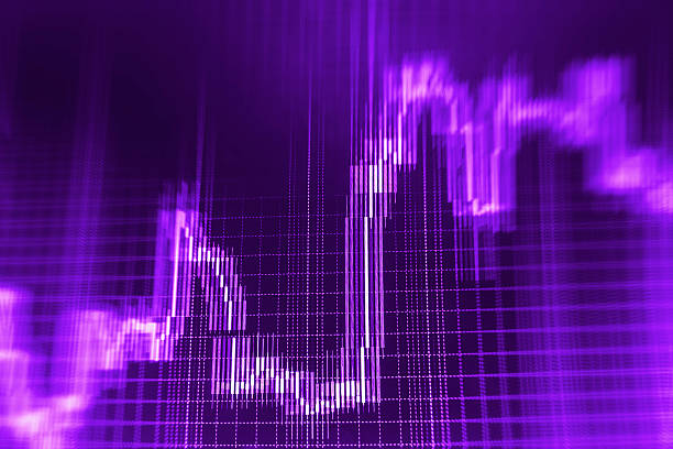 istock Stock market graph and bar chart price display 505475138