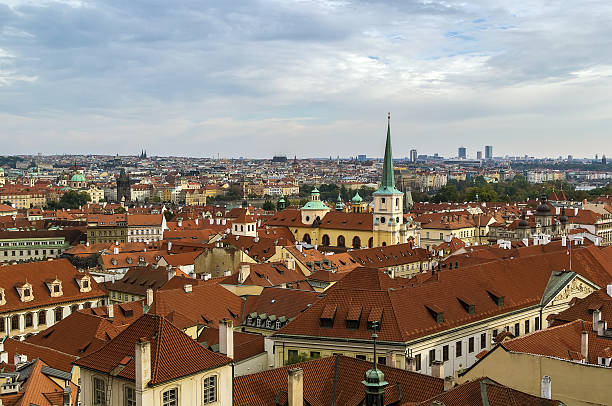view of Prague from Prague castle, Czech republic