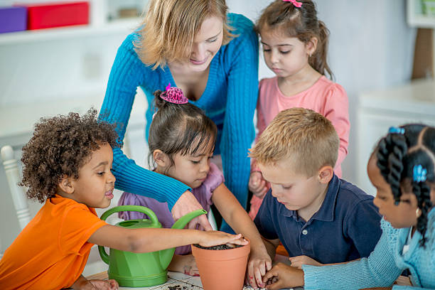 istock Planting Seeds at School 505476186