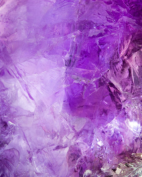 Raw Brazilian amethyst rock texture. More images: Gemmary stock pictures, royalty-free photos & images