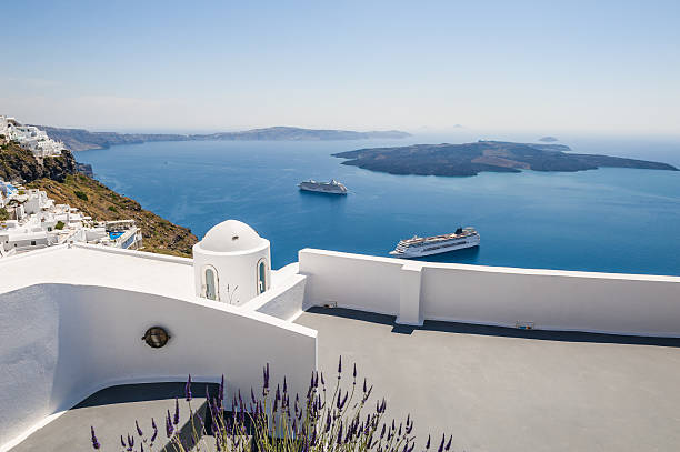 istock Terrace with beautiful sea view 505482141