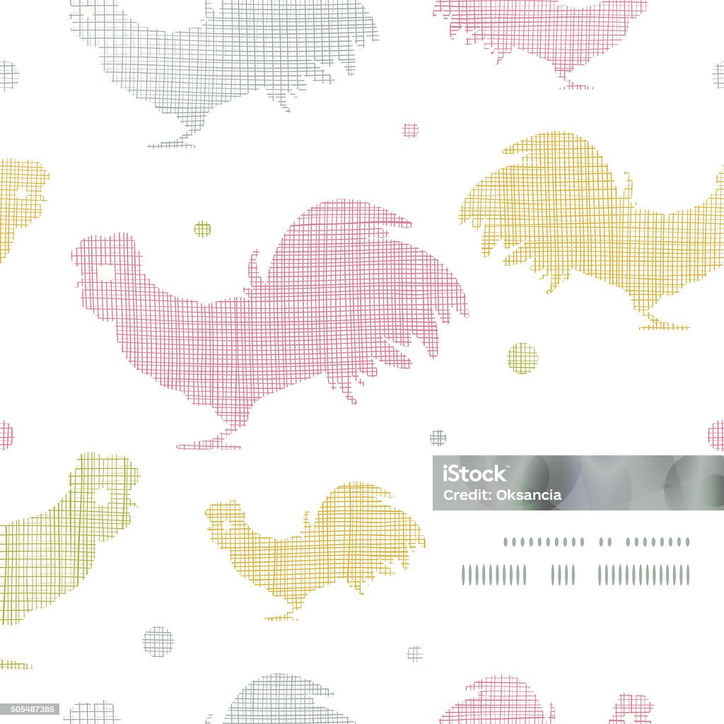 Rooster Edge Pattern Abstract Textile Roosters Frame Corner Pattern Background Stock ...