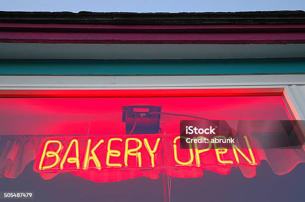 Bakery Sign Stock Photo - Download Image Now - Bagel, Baked, Baked Pastry Item