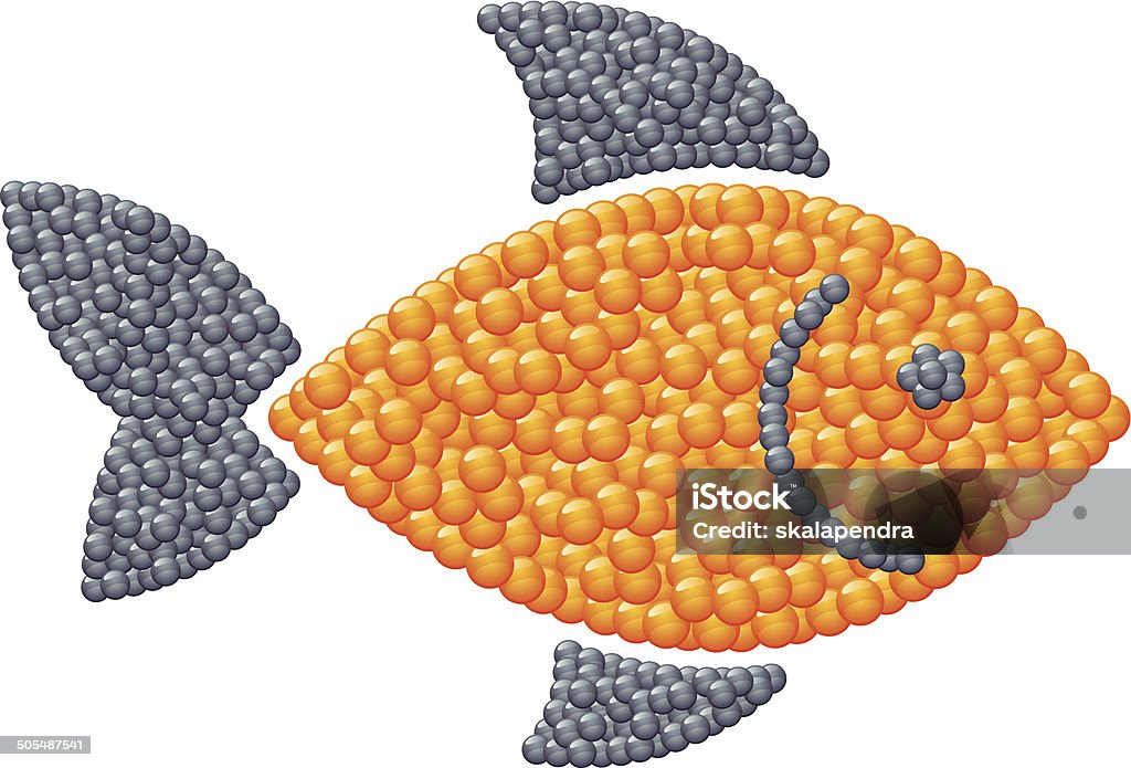 Caviar de poisson - clipart vectoriel de Abstrait libre de droits