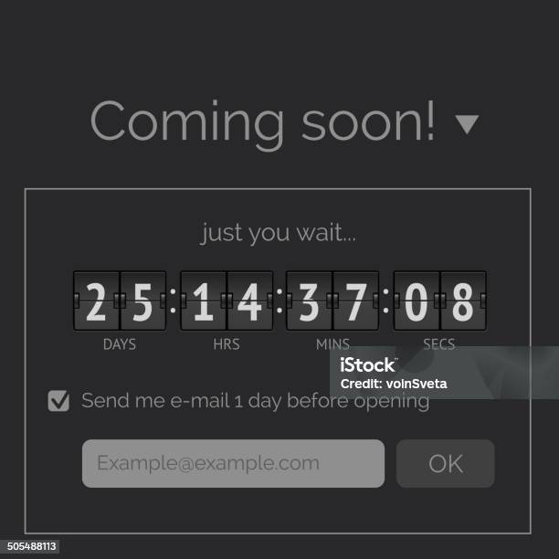 Countdown Time Images Vector Illustration Of Countdown Timer Stock Illustration - Download ...