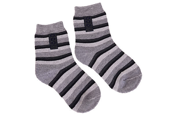 istock Children's socks isolated on white background 505488134