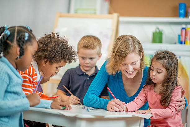 istock Coloring Pictures on Paper 505489082
